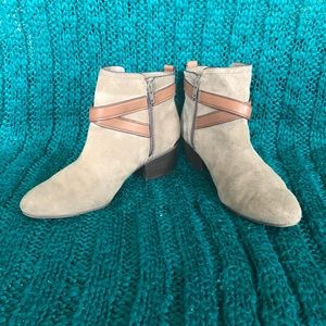 Coach Pauline Suede Booties Size 8